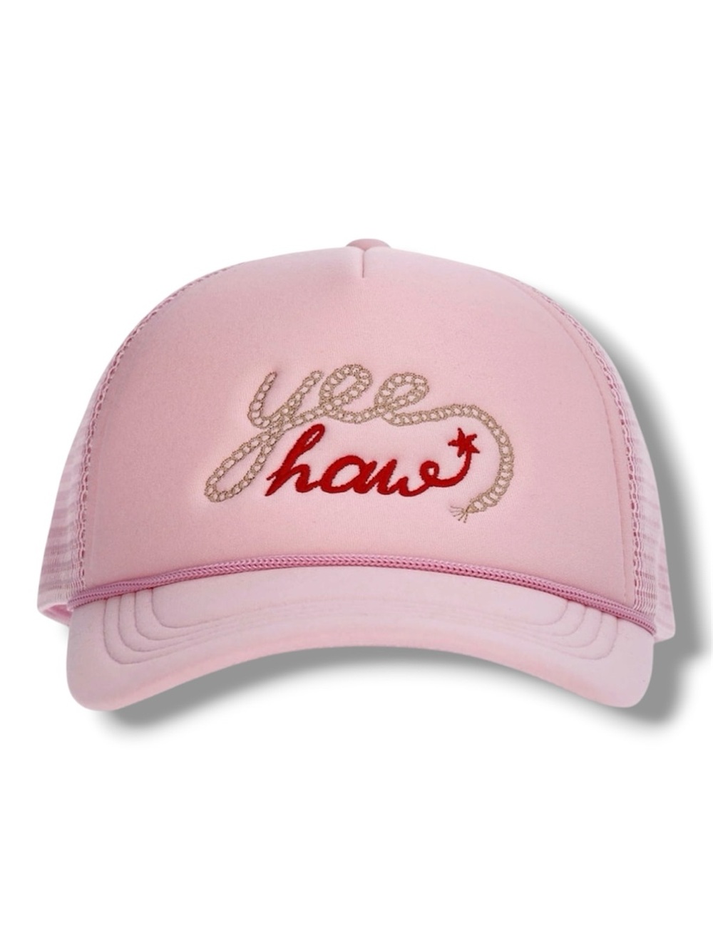Pink "Yee Haw" Trucker Baseball Hat - NWT